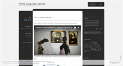Desktop Screenshot of languagelearningonline.wordpress.com