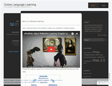Tablet Screenshot of languagelearningonline.wordpress.com