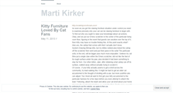 Desktop Screenshot of martikirker.wordpress.com