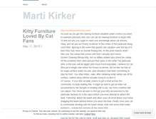 Tablet Screenshot of martikirker.wordpress.com