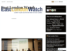 Tablet Screenshot of eastlondonwatch.wordpress.com