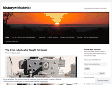 Tablet Screenshot of historywithatwist.wordpress.com