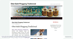 Desktop Screenshot of obatsakittpingangtradisional24.wordpress.com