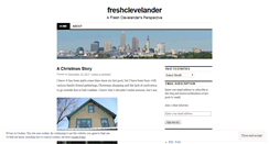 Desktop Screenshot of freshclevelander.wordpress.com