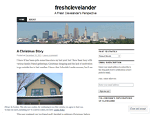 Tablet Screenshot of freshclevelander.wordpress.com