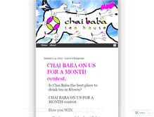 Tablet Screenshot of chaibabanewsletter.wordpress.com