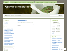 Tablet Screenshot of alemanlogicamente.wordpress.com