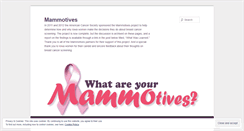 Desktop Screenshot of mammotives.wordpress.com