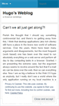 Mobile Screenshot of hugohiden.wordpress.com