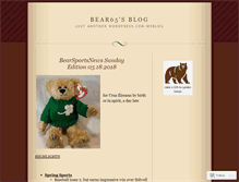 Tablet Screenshot of bearsportsnews.wordpress.com