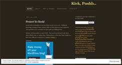 Desktop Screenshot of kickpushh.wordpress.com