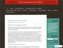 Tablet Screenshot of cayliesadin.wordpress.com