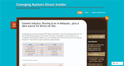 Desktop Screenshot of emergingmarketsdirect.wordpress.com