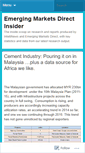 Mobile Screenshot of emergingmarketsdirect.wordpress.com