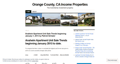 Desktop Screenshot of incomeproperties.wordpress.com