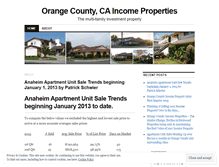 Tablet Screenshot of incomeproperties.wordpress.com