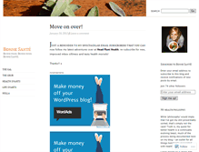 Tablet Screenshot of bonnesante.wordpress.com