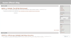 Desktop Screenshot of kauteneffects.wordpress.com