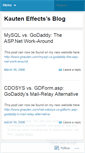 Mobile Screenshot of kauteneffects.wordpress.com