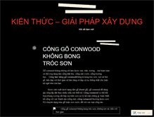 Tablet Screenshot of 123xaydung.wordpress.com