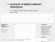 Tablet Screenshot of abstractadventures.wordpress.com