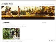 Tablet Screenshot of jaciandjosh.wordpress.com