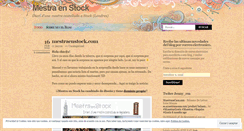 Desktop Screenshot of mestraenstock.wordpress.com