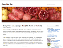 Tablet Screenshot of firsteat.wordpress.com