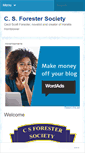 Mobile Screenshot of csforester.wordpress.com