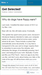 Mobile Screenshot of getselected.wordpress.com