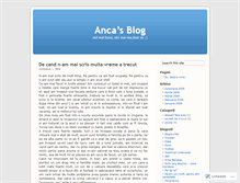 Tablet Screenshot of ancatirica.wordpress.com