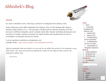 Tablet Screenshot of aabhishek.wordpress.com