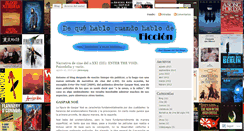 Desktop Screenshot of cuandohablodeficcion.wordpress.com