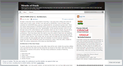 Desktop Screenshot of myracle.wordpress.com