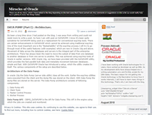 Tablet Screenshot of myracle.wordpress.com