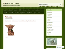 Tablet Screenshot of animalselibre.wordpress.com