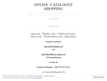 Tablet Screenshot of onlinecatalogueshoppingblog.wordpress.com