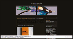 Desktop Screenshot of flytyer.wordpress.com