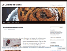 Tablet Screenshot of lacocinadeuliana.wordpress.com