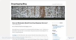 Desktop Screenshot of dropshippingservices.wordpress.com