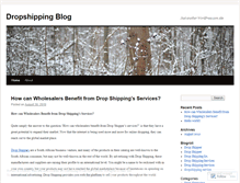 Tablet Screenshot of dropshippingservices.wordpress.com