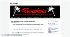 Desktop Screenshot of discoketa.wordpress.com