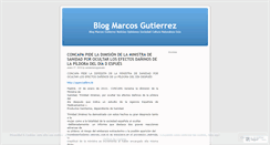 Desktop Screenshot of marcosgutierrez.wordpress.com