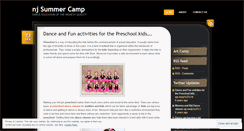 Desktop Screenshot of njsummercamp.wordpress.com