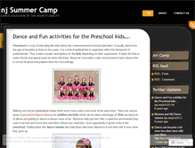 Tablet Screenshot of njsummercamp.wordpress.com