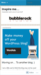 Mobile Screenshot of bubblerock.wordpress.com