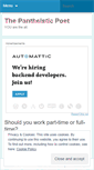 Mobile Screenshot of pantheistic.wordpress.com