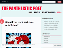 Tablet Screenshot of pantheistic.wordpress.com