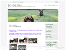 Tablet Screenshot of lifewithgriffs.wordpress.com