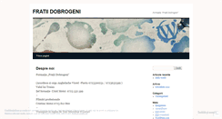 Desktop Screenshot of fratiidobrogeni.wordpress.com